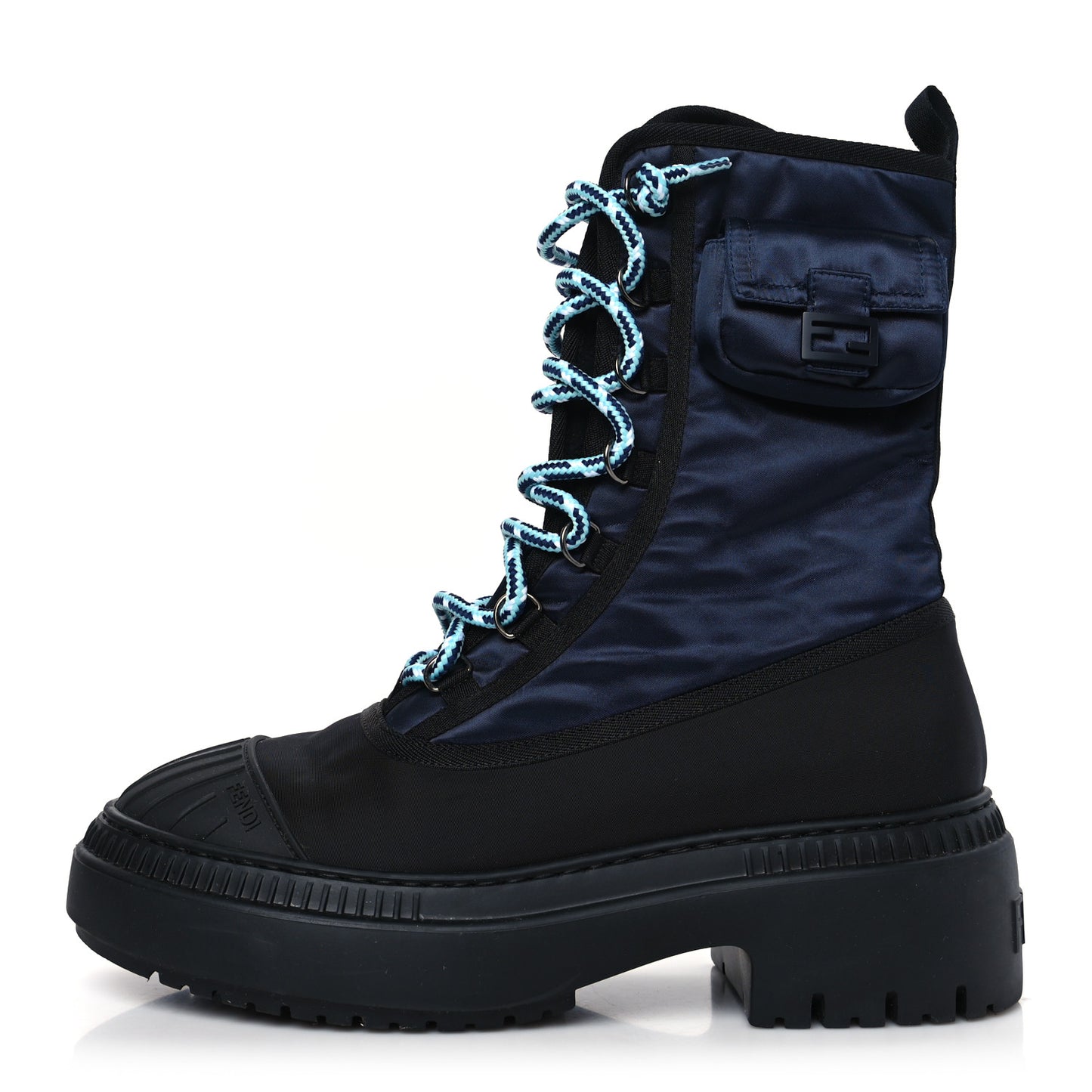 Nylon Domino 50mm Biker Boots 39 Eddie Black