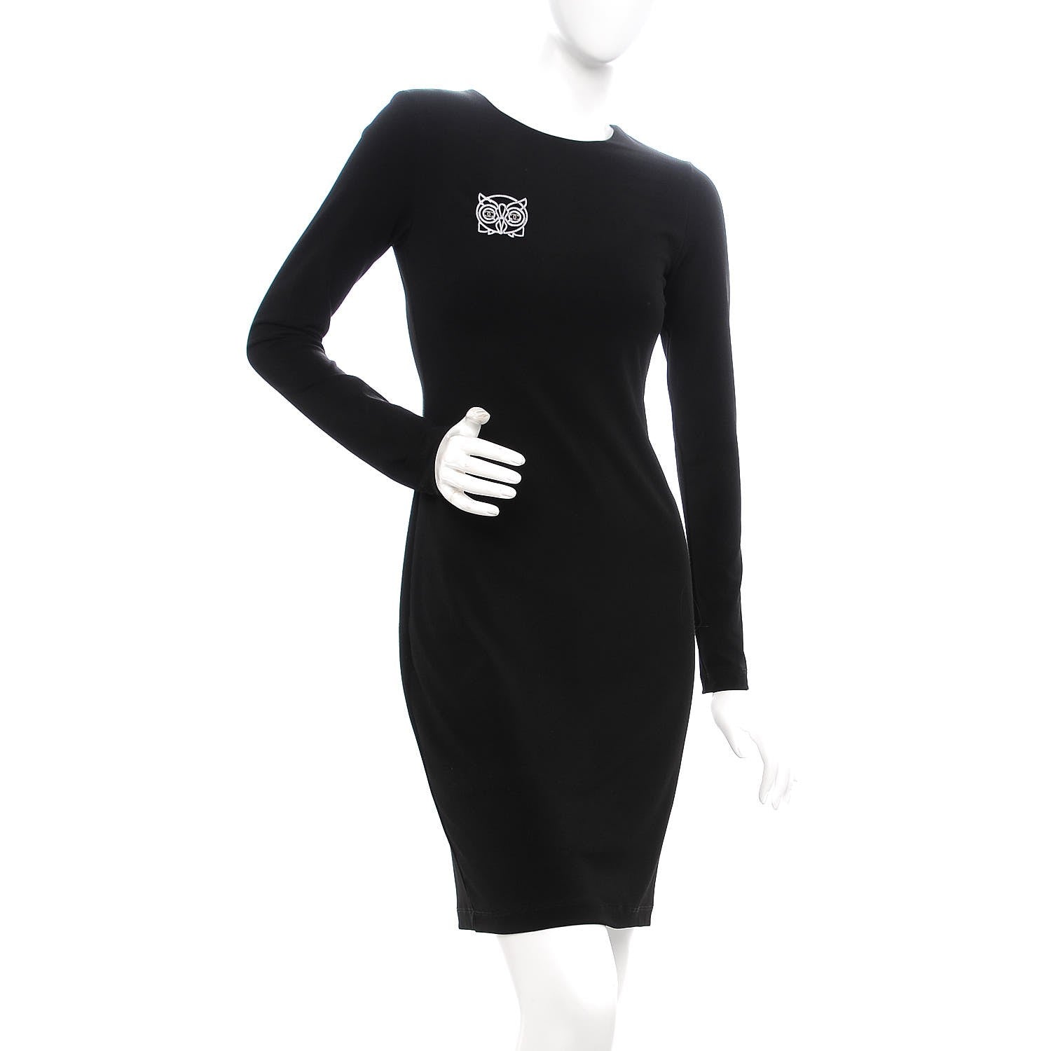 Chanel Strass Crystal Owl CC Brooch Purple Ruthenium 2 of 6