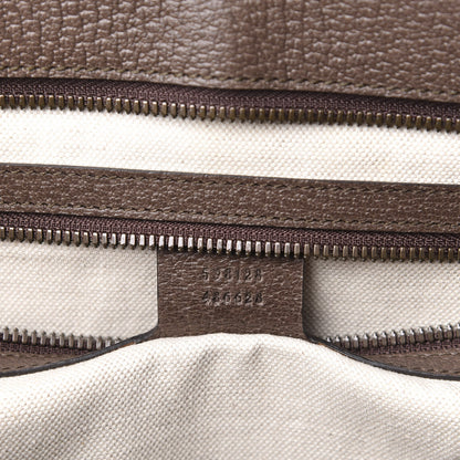 Gucci GG Supreme Monogram Textured Calfskin Web Ophidia Documents Holder Beige Ebony New Acero 9 of 9