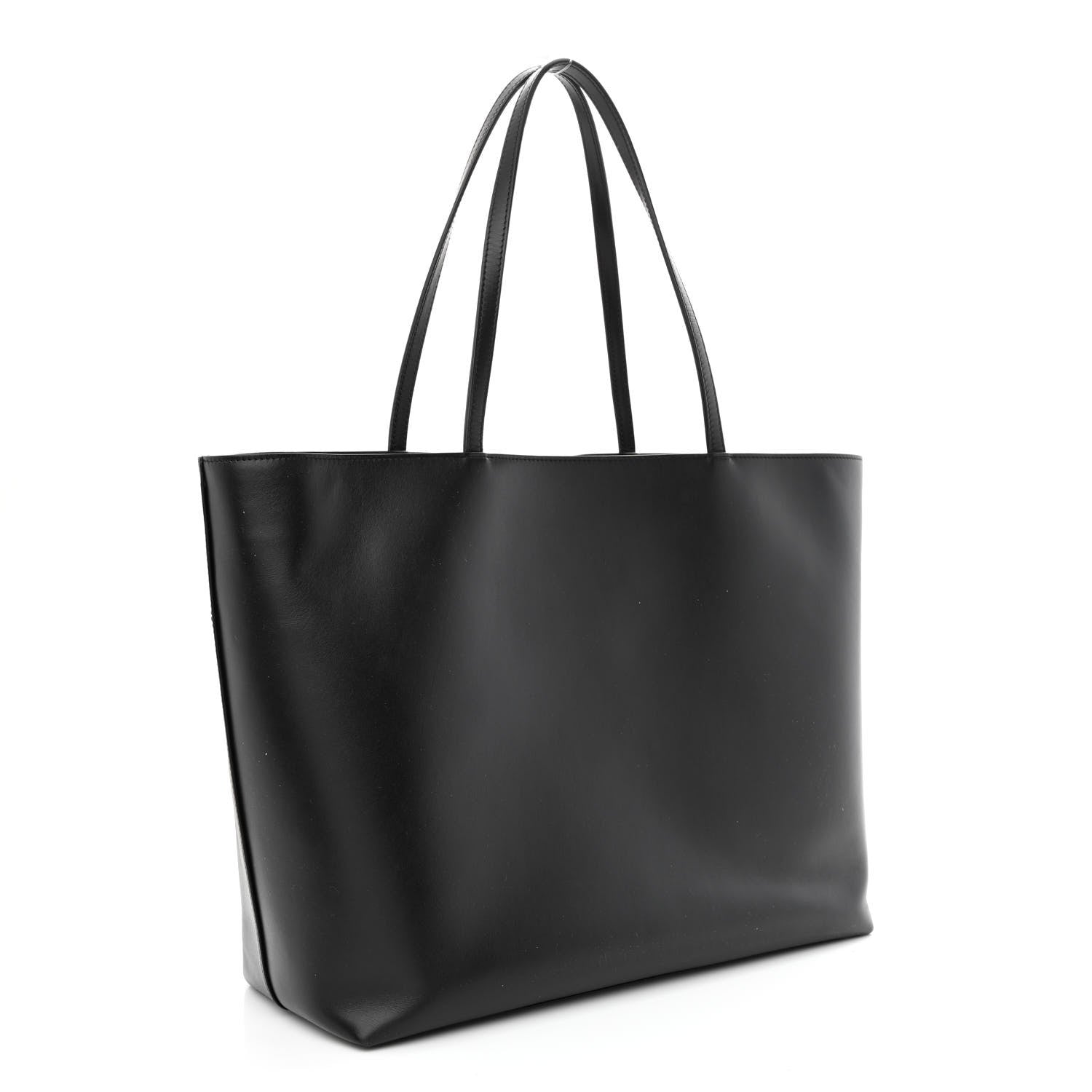 Dolce & Gabbana Calfskin DG Logo Shopper Tote Black 3 of 11