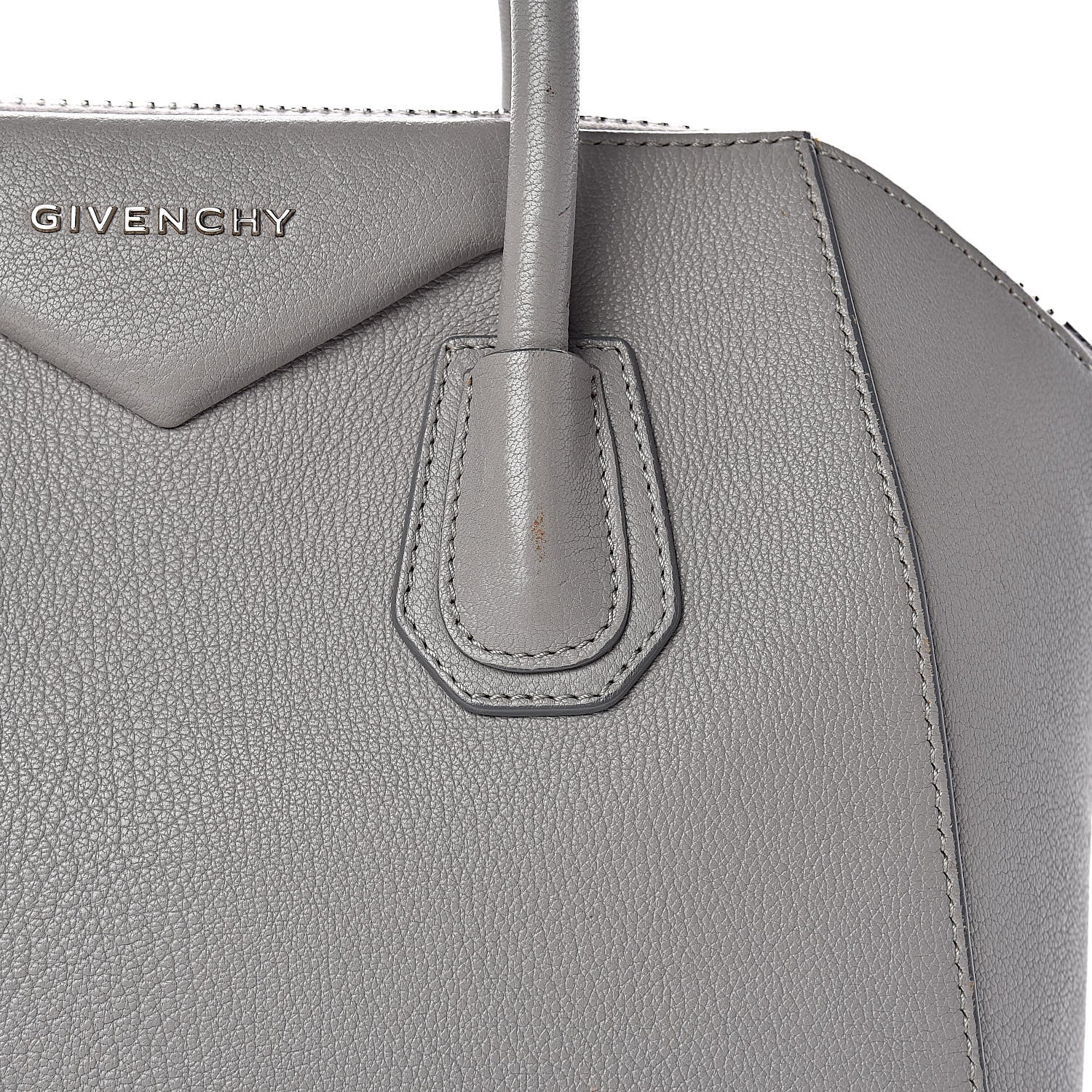 Givenchy Sugar Goatskin Small Antigona Pearl Grey 12 of 23