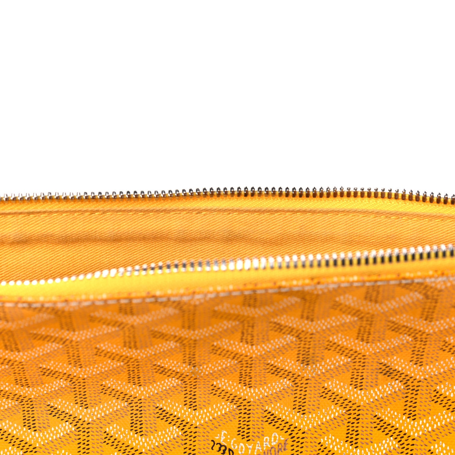 Goyard Goyardine Senat Pochette MM Yellow 11 of 20