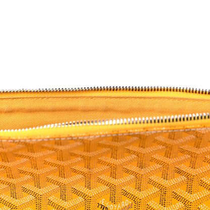 Goyard Goyardine Senat Pochette MM Yellow 11 of 20