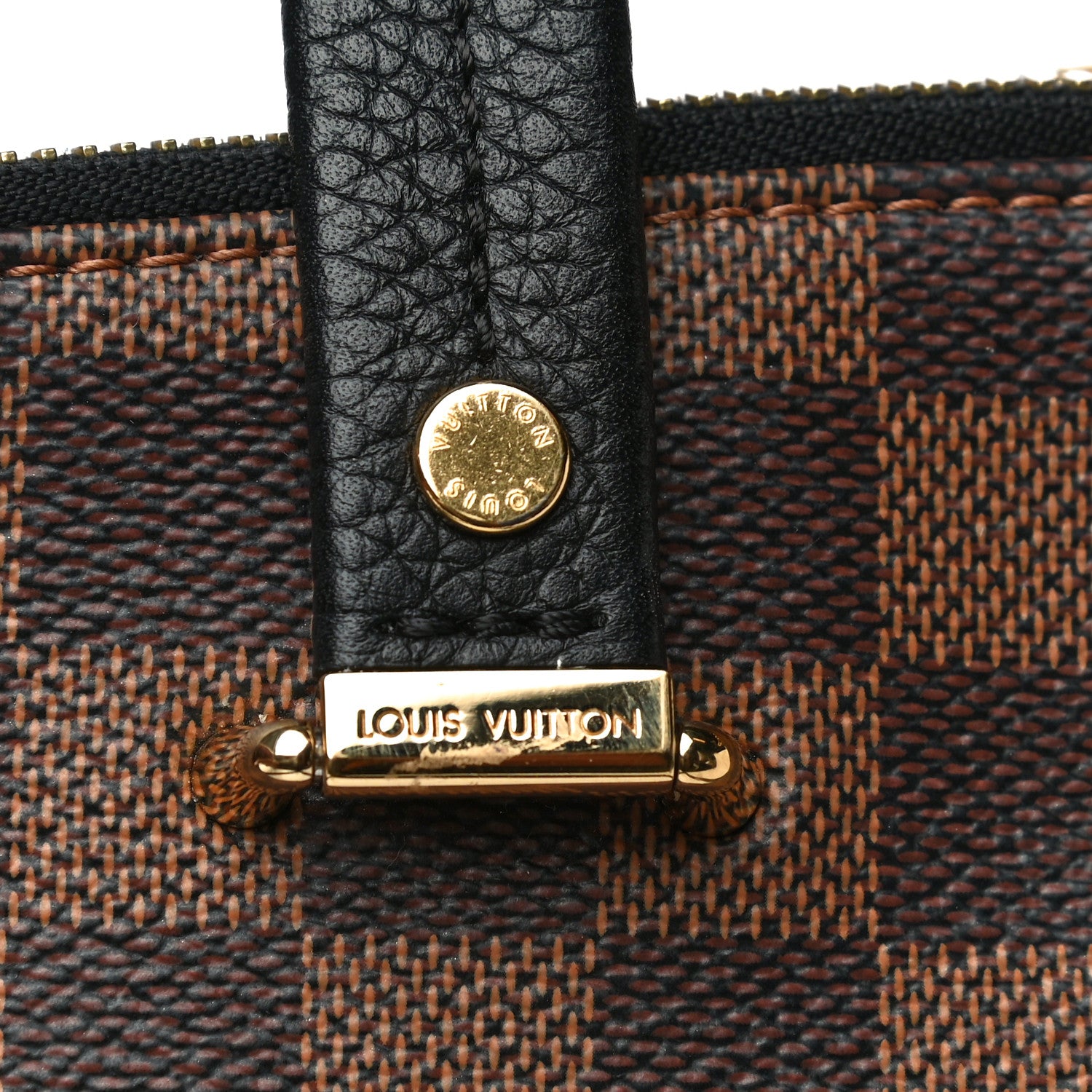 Louis Vuitton Damier Ebene Hyde Park Black 14 of 15