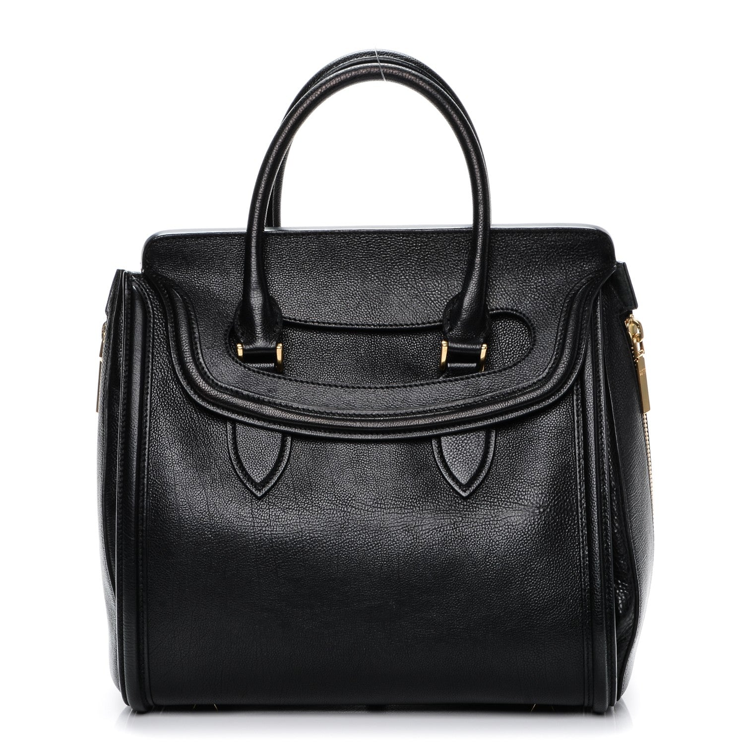 Alexander McQueen Calfskin Large Heroine Black 1 of 8
