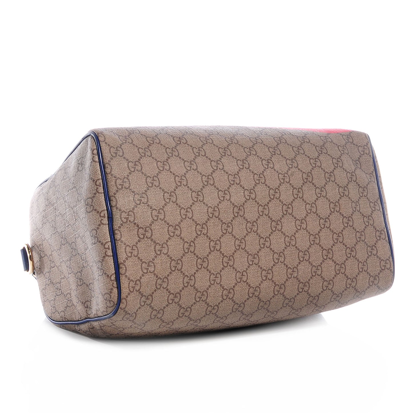 GG Plus Monogram Medium Boston USA Flag Unicef Duffle Blue