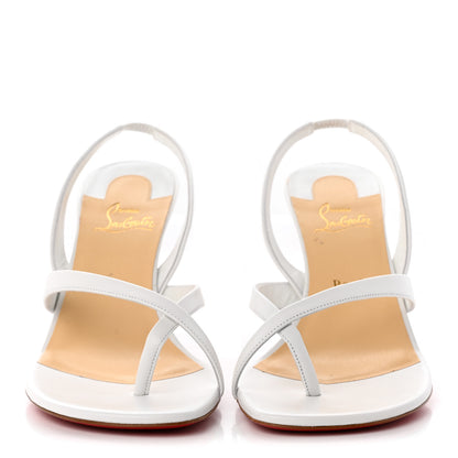 Christian Louboutin Kid Taralita 85 Thong Sandals 41.5 White 2 of 10