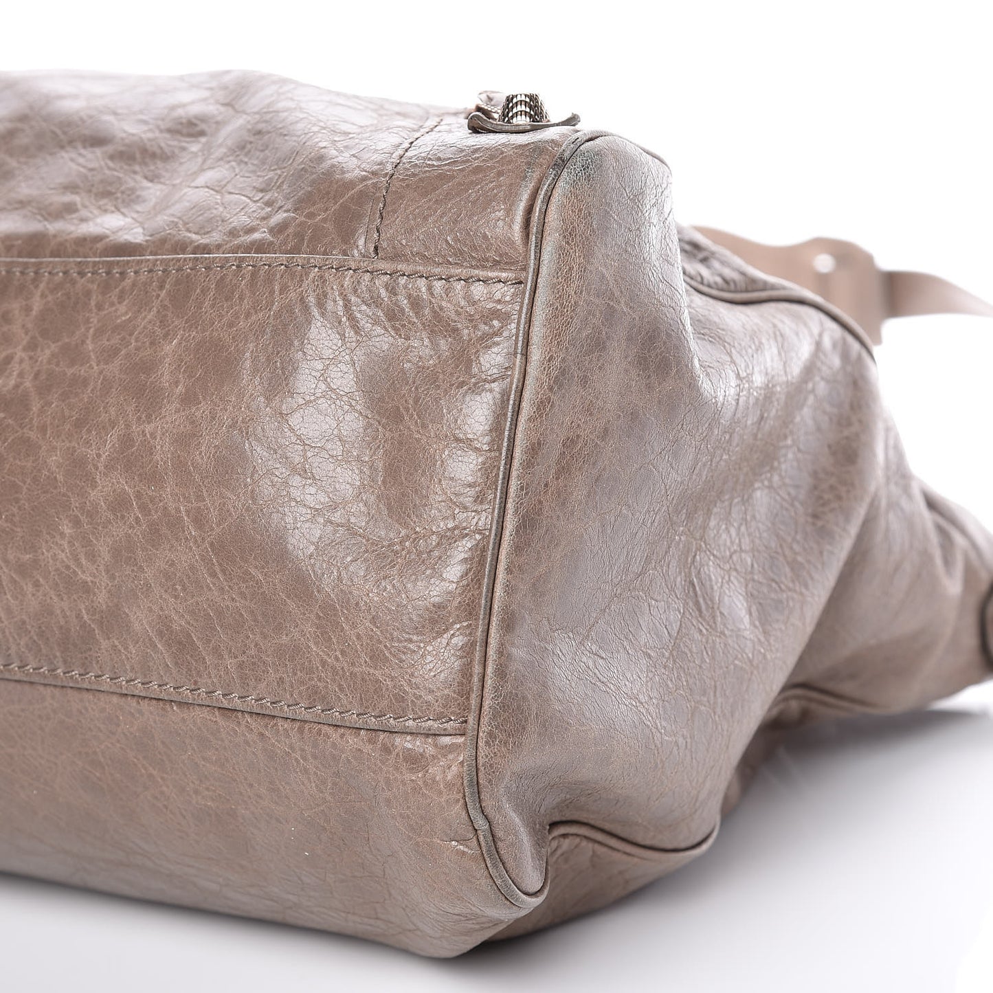 Agneau Giant 12 Rose Gold Hardware Velo Gris Poivre
