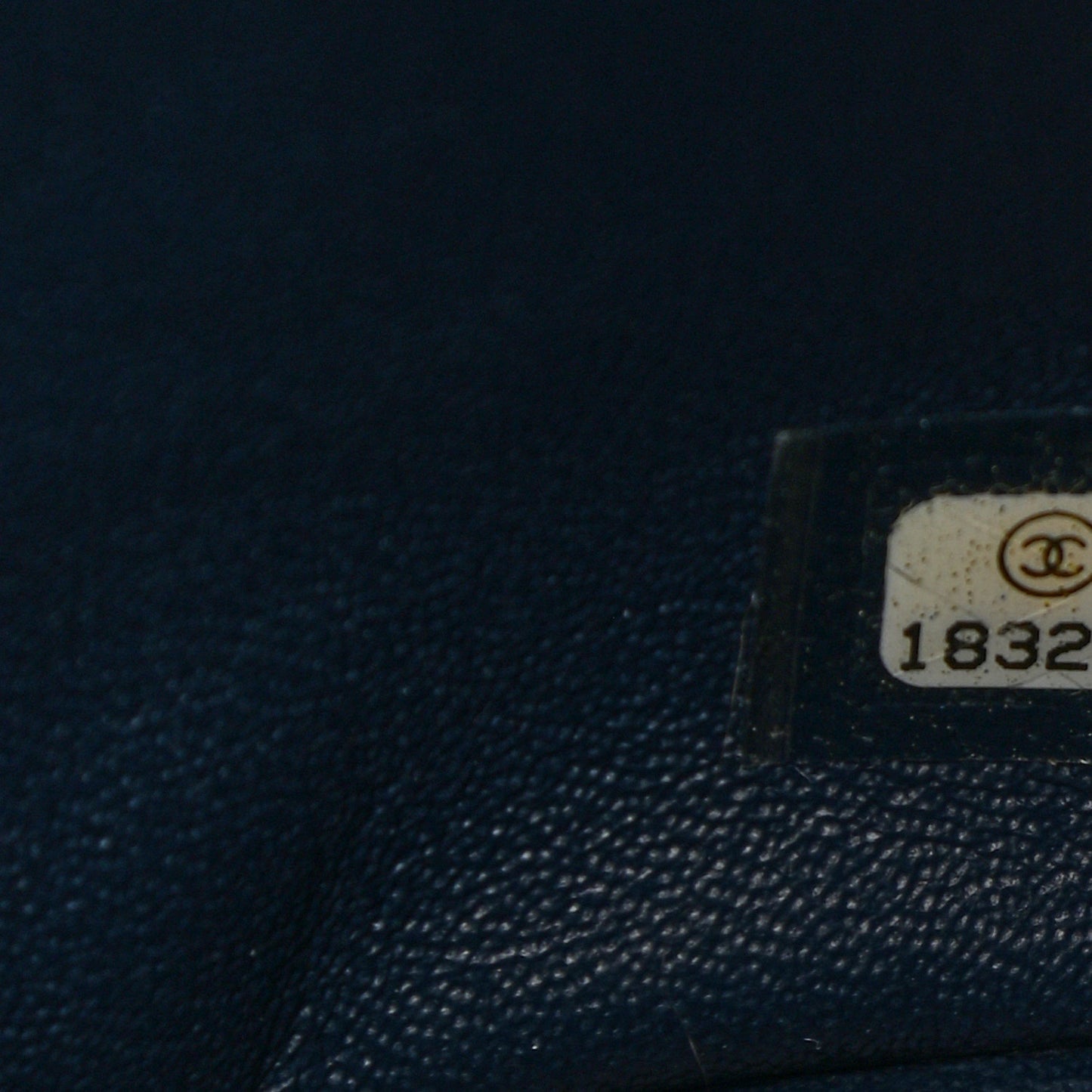 Patent Quilted Maxi Double Flap Navy