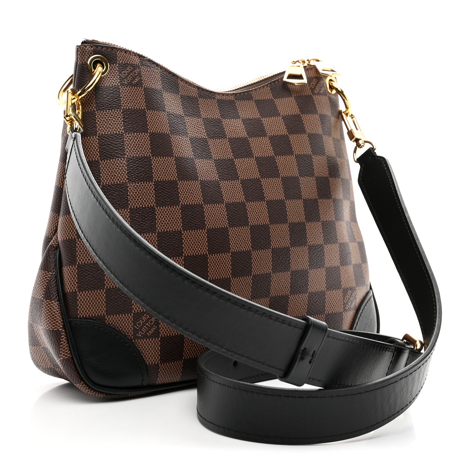Louis Vuitton Damier Ebene Odeon PM Black 3 of 9