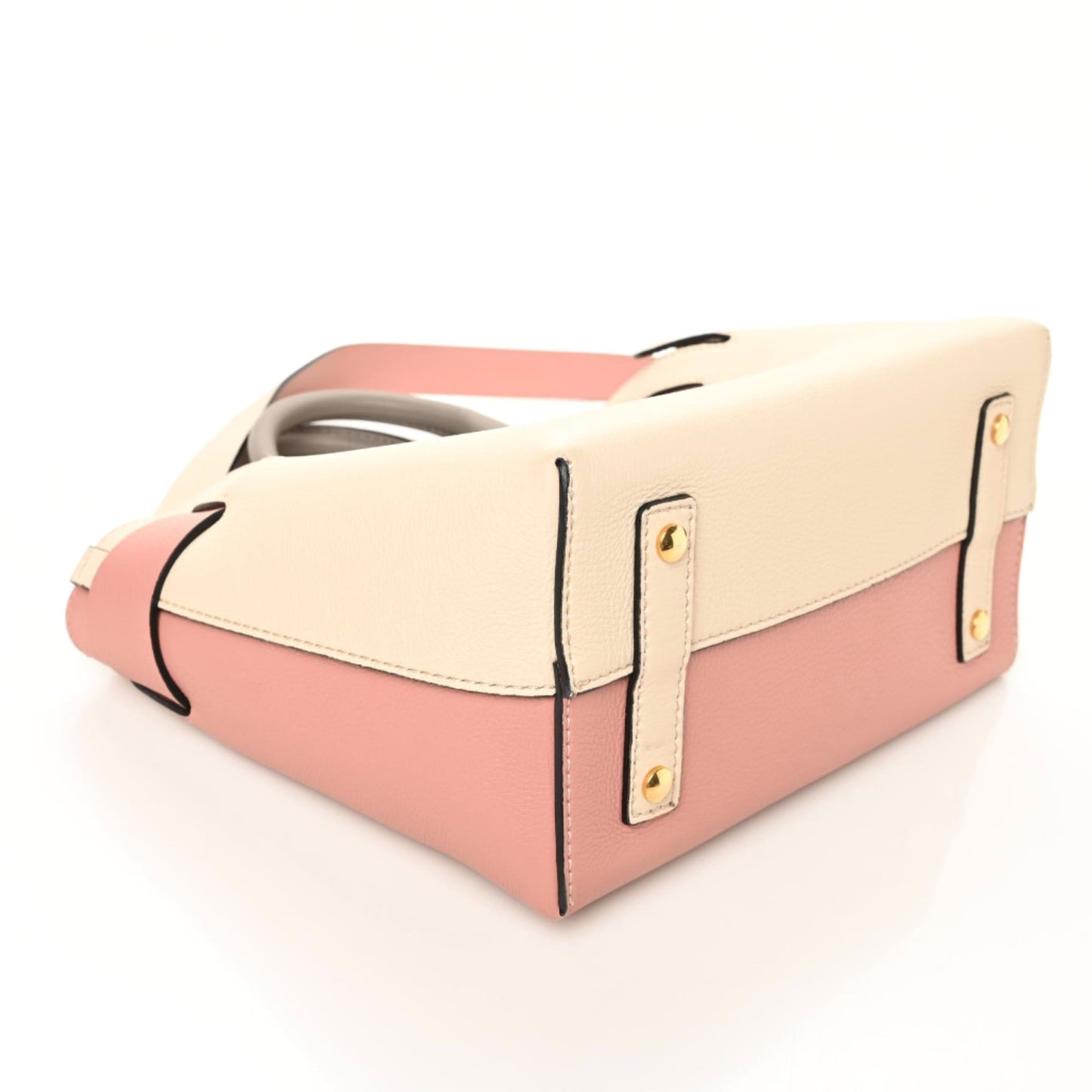 Soft Grain Calfskin Small Belt Bag Limestone Dusty Rose