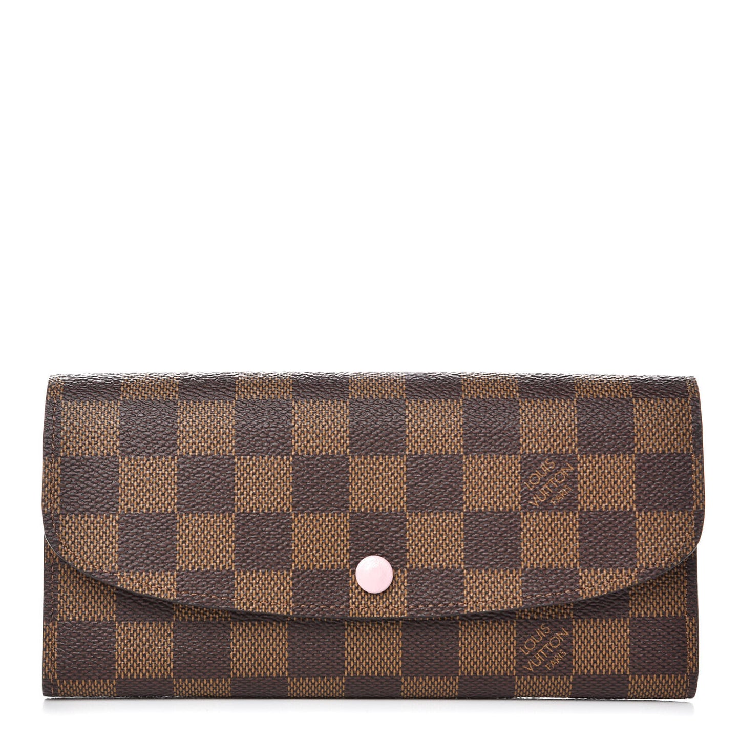 Damier Ebene Emilie Wallet Rose Ballerine