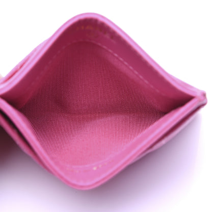 Chanel Caviar Quilted Card Holder Pink 5 of 12