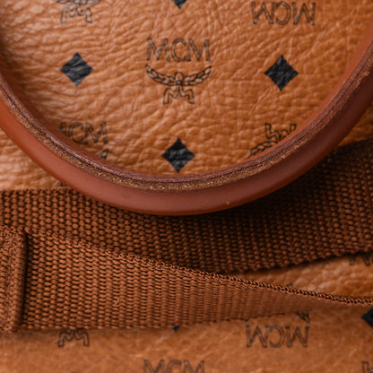 MCM Visetos Traveler Bag Cognac 11 of 17