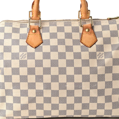 Louis Vuitton Damier Azur Speedy 30 10 of 12
