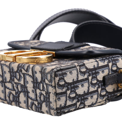 Christian Dior Oblique 30 Montaigne Box Bag Blue 9 of 9