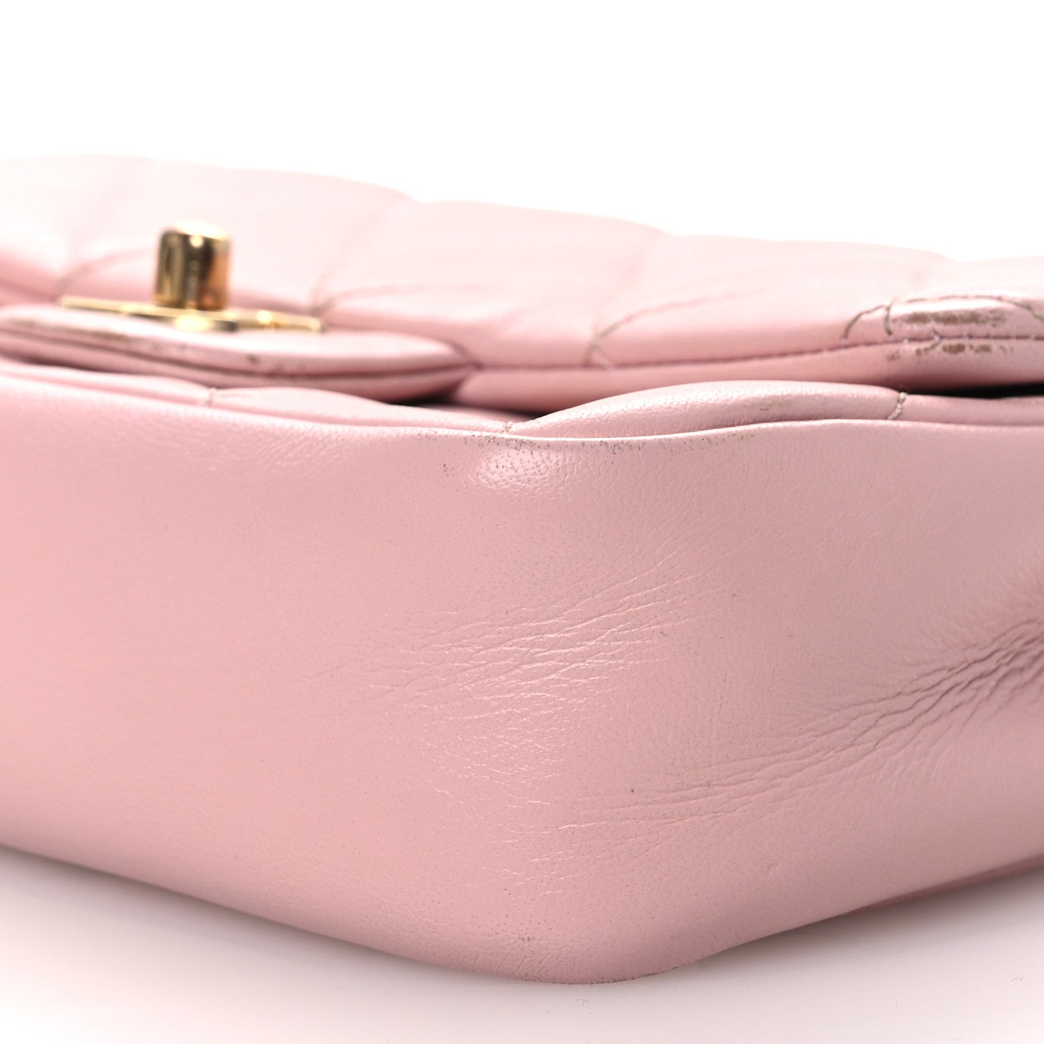 Chanel Lambskin Quilted Mini Heart Charms Flap Light Pink 10 of 16