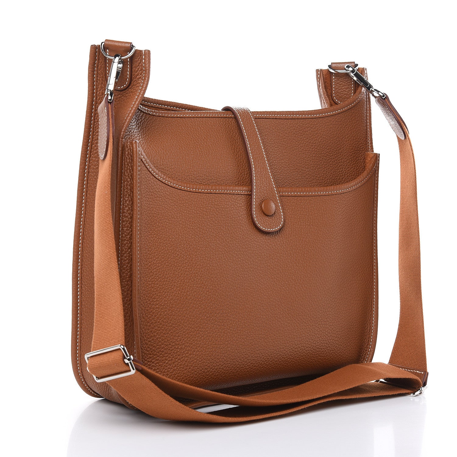 Hermes Taurillon Clemence Evelyne III GM Gold 3 of 10