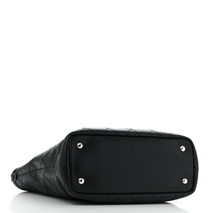 Chanel Grained Calfskin Shopping Fever Tote  Black 4 of 13