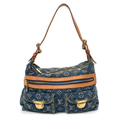 Louis Vuitton Monogram Denim Baggy PM Blue 1 of 13
