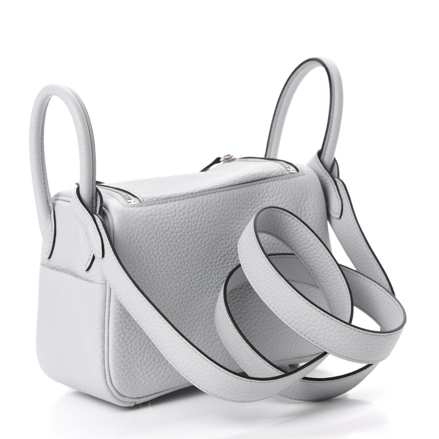 Taurillon Clemence Mini Lindy 20 Bleu Pale
