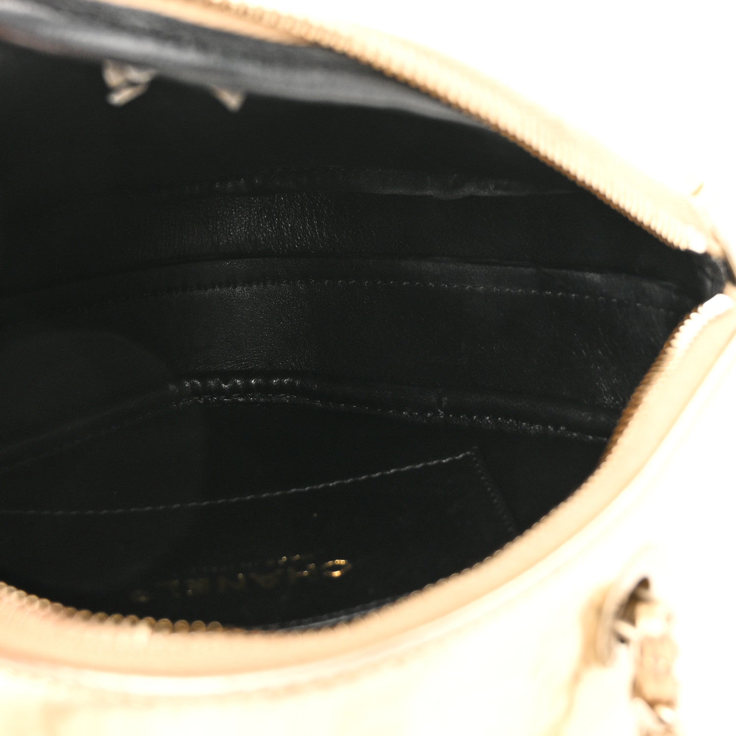 Chanel Hammered Metallic Calfskin Quilted Diamond Bag Gold 5 of 11
