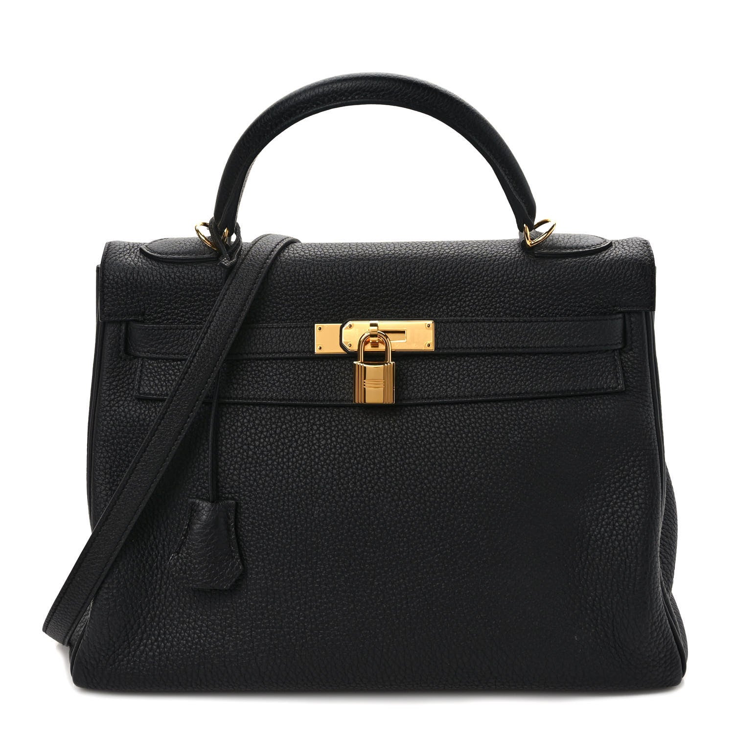 Hermes Togo Kelly Retourne 32 Black 1 of 9