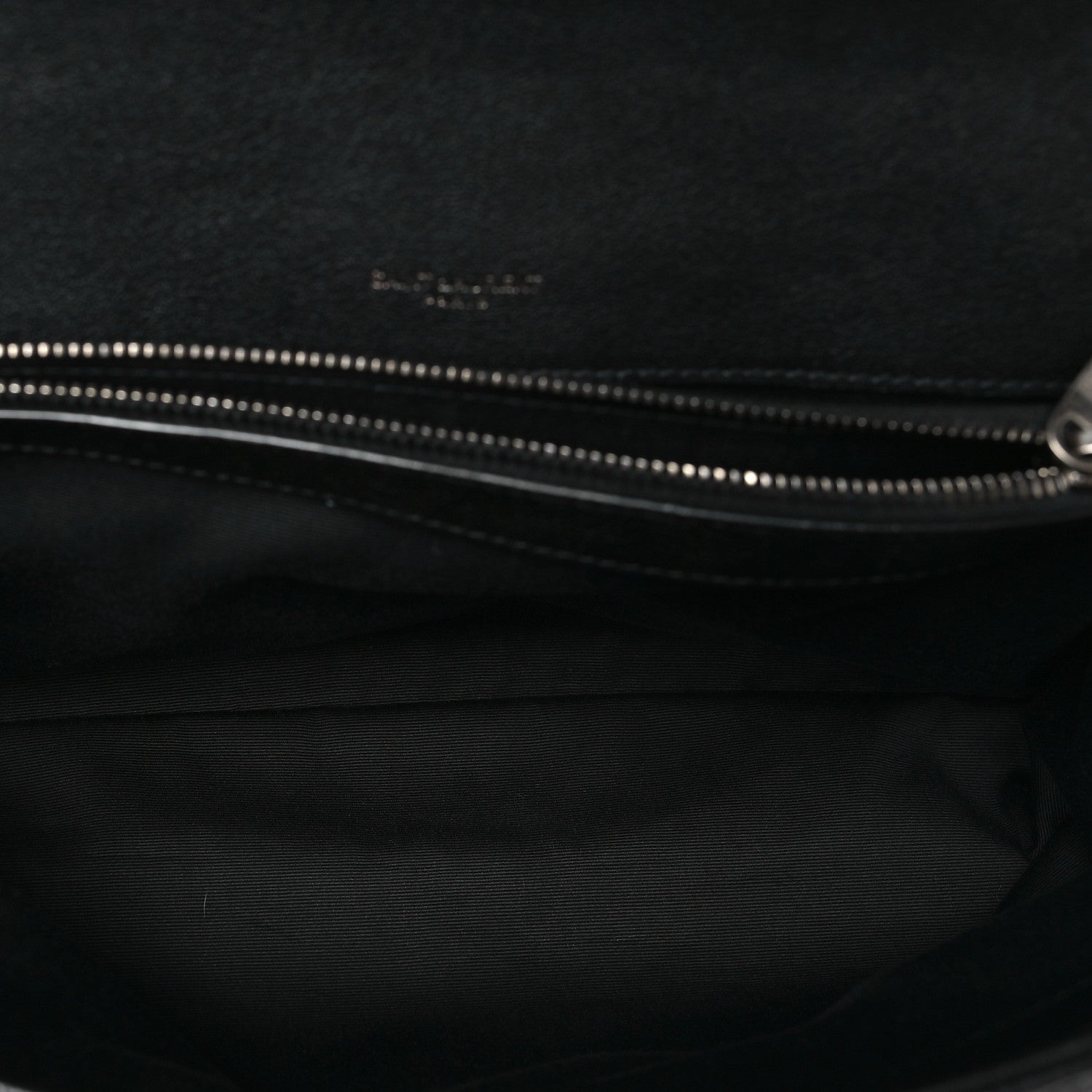 Saint Laurent Sheepskin Matelasse Chevron Monogram Large College Satchel Black 5 of 10