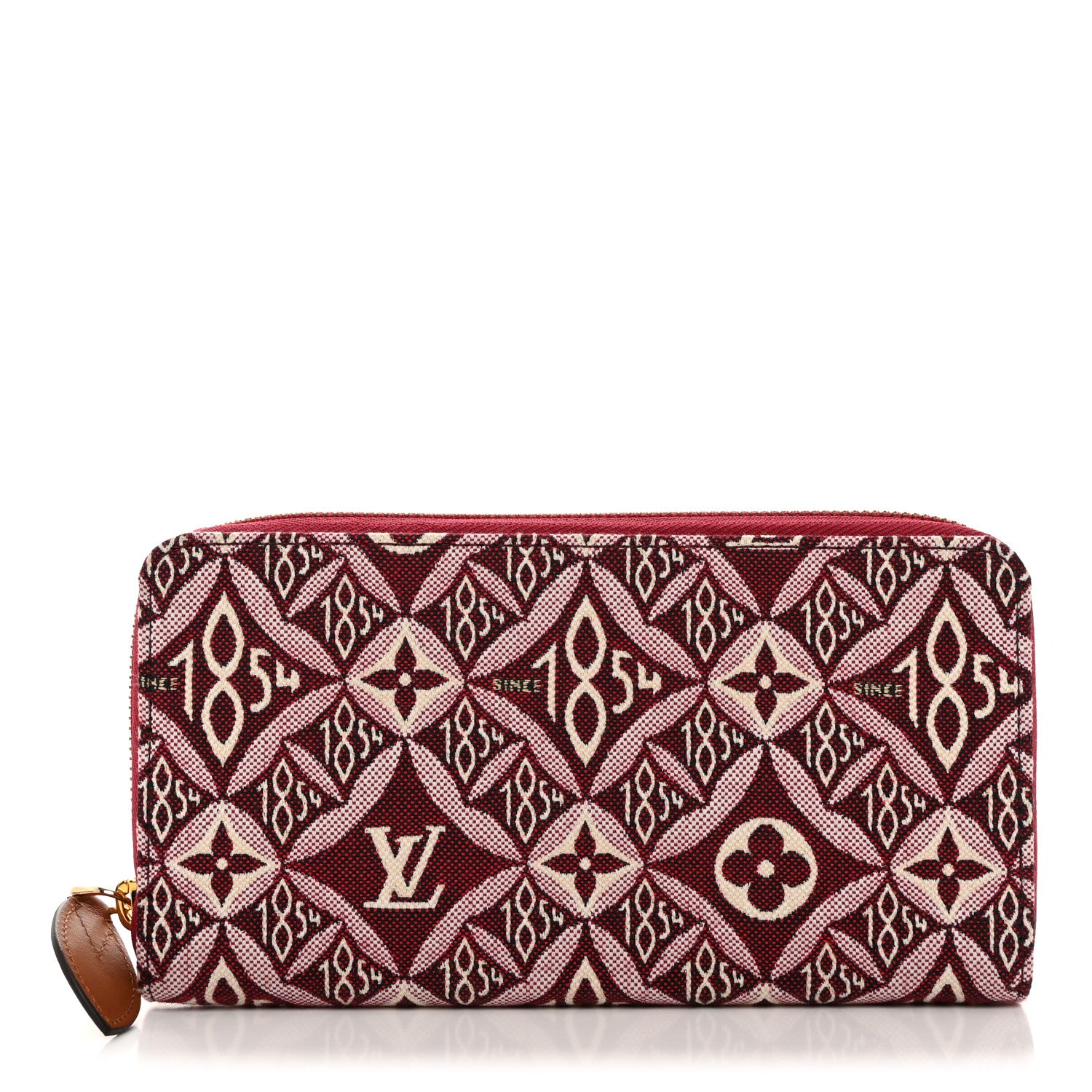 Louis Vuitton Jacquard Since 1854 Zippy Wallet Bordeaux 1 of 8