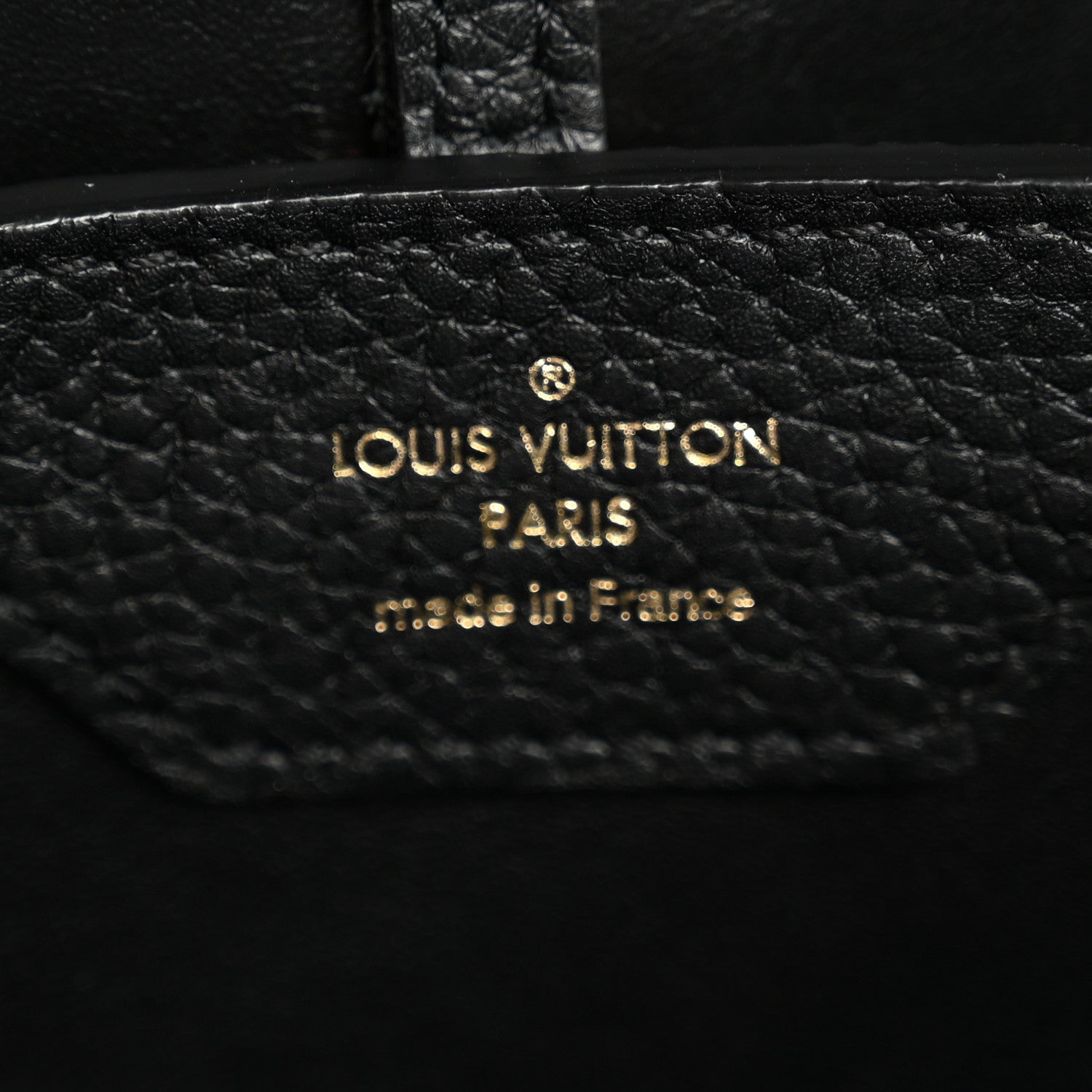 Louis Vuitton Taurillon Mechanical Flowers Capucines PM Black 7 of 11
