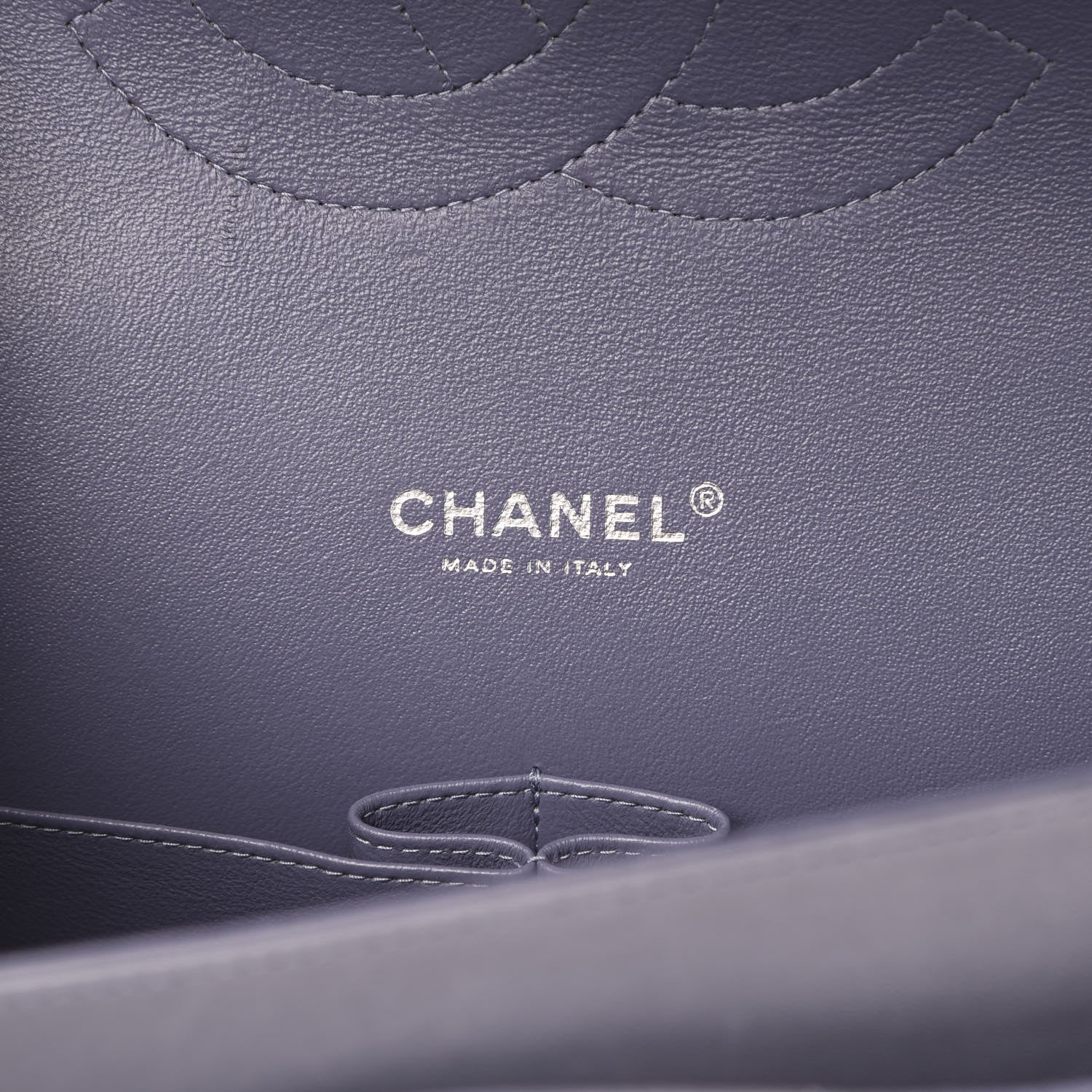 Chanel Lambskin Quilted Maxi Double Flap Light Blue 6 of 15