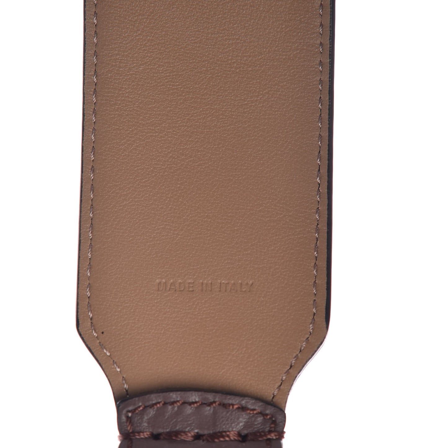 Calfskin FF 1974 Embossed Strap You Brown