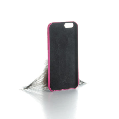Fendi Nappa Fox Fur Karlito iPhone 6 Case Cover Magenta 3 of 5