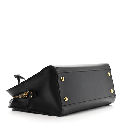 Saint Laurent Smooth Calfskin Small Monogram Cabas Black 4 of 15