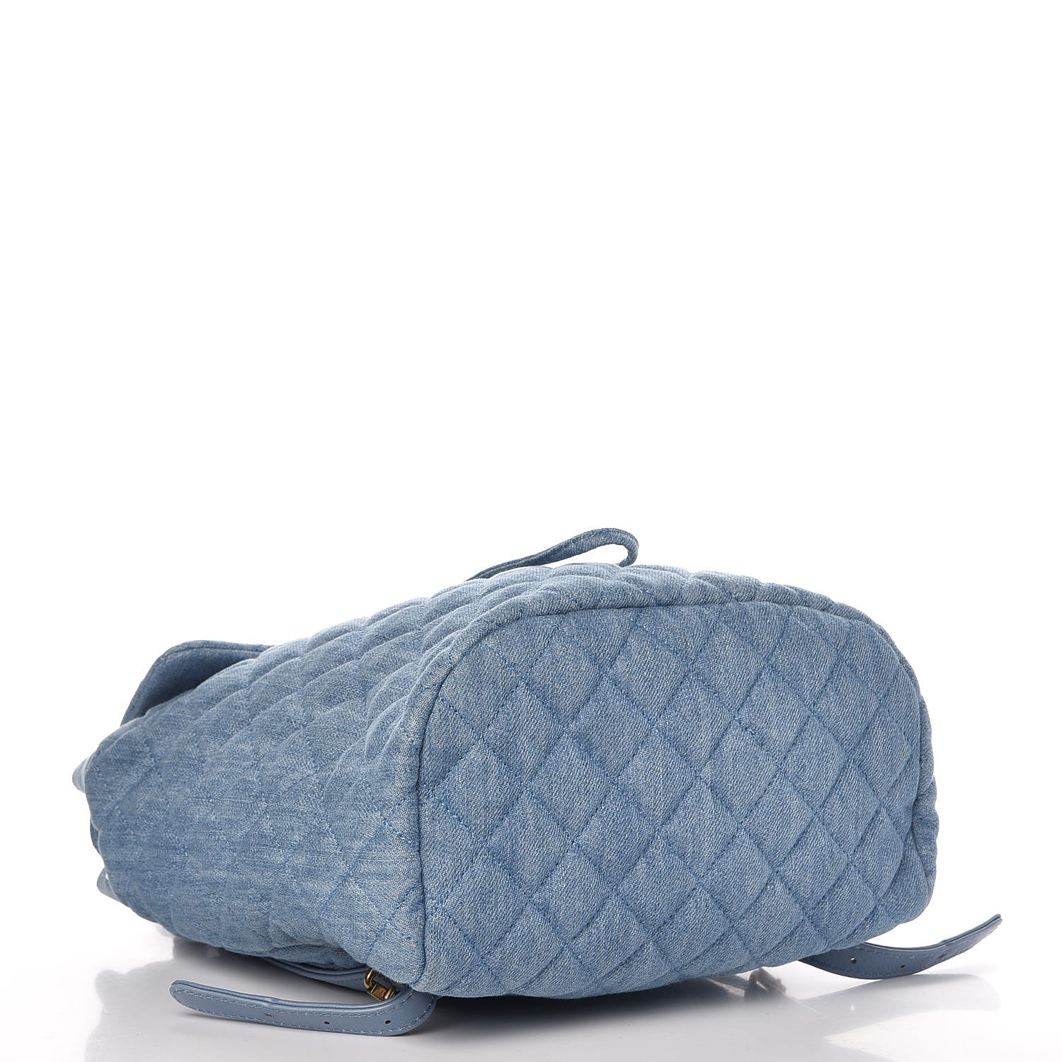 Chanel Washed Denim Quilted Small Urban Spirit Backpack Light Blue 4 of 12