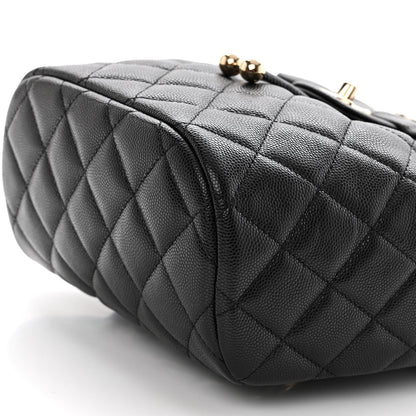 Chanel Caviar Quilted Mini Urban Spirit Backpack Black 9 of 9