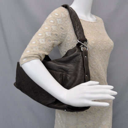 Chanel Quilted Lambskin 8 Knots Hobo Brown 2 of 11