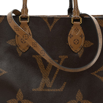 Louis Vuitton Reverse Monogram Giant Onthego MM 7 of 10