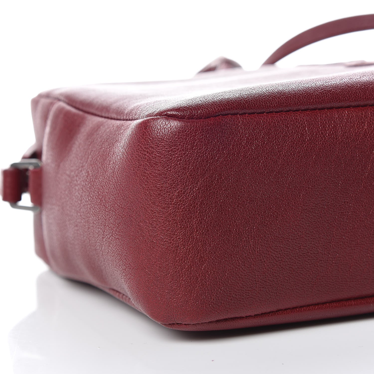 Saint Laurent Lambskin Monogram Small Lou Camera Bag Lipstick Red 8 of 9