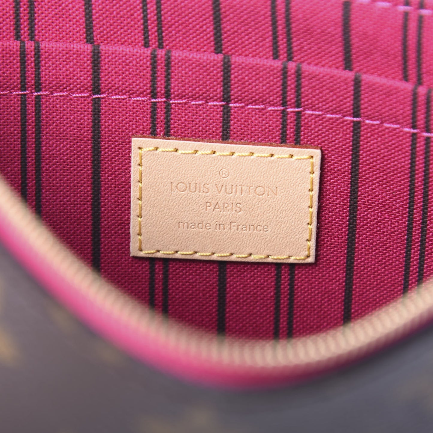 Monogram Neverfull MM GM Pochette Pivoine
