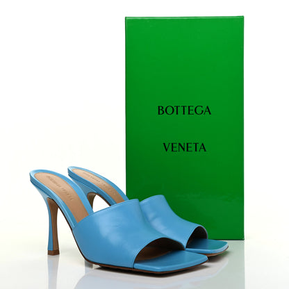 Bottega Veneta Lambskin Stretch Mule Sandals 40 Sky Blue 8 of 8