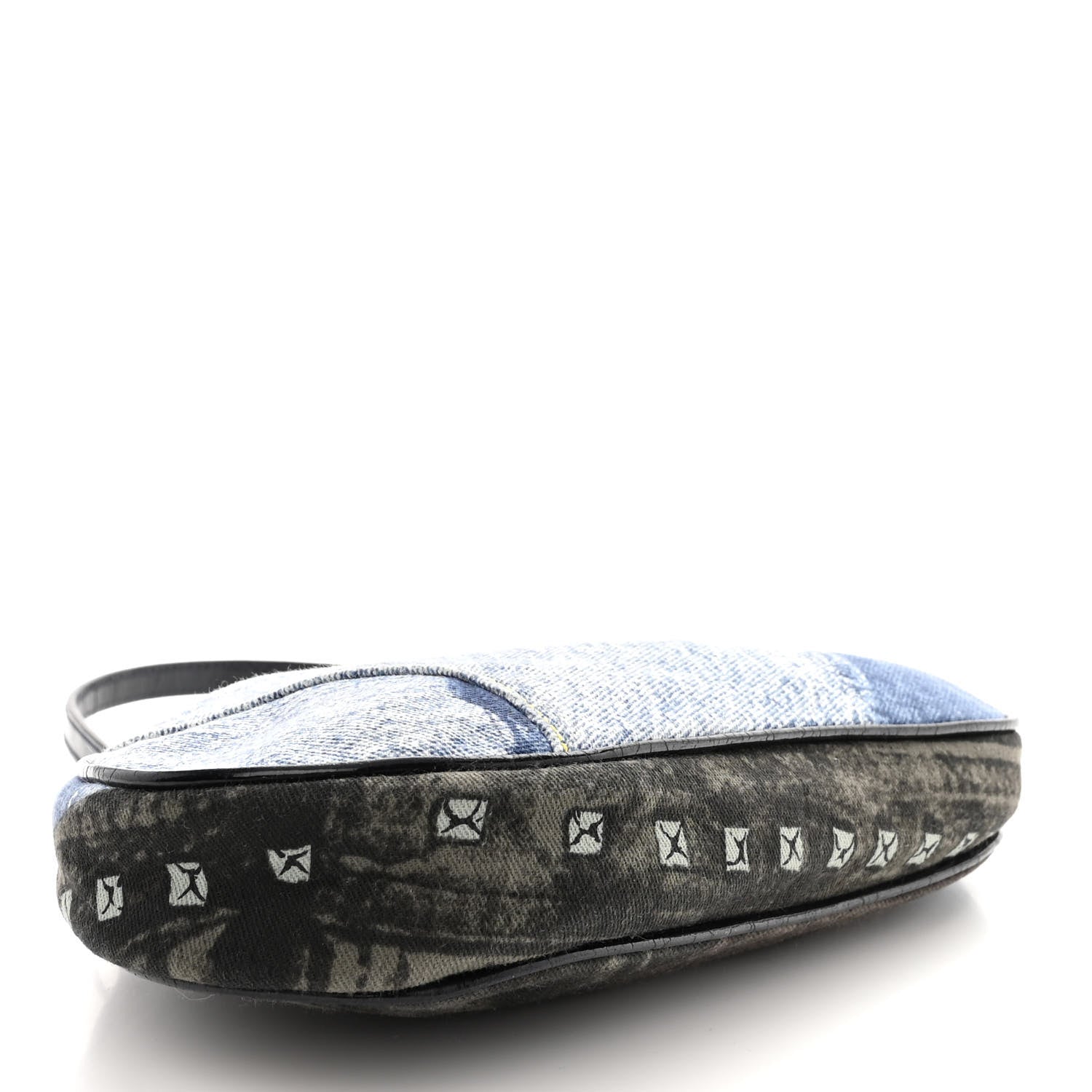 Christian Dior Denim Saddle Pochette Blue 4 of 10