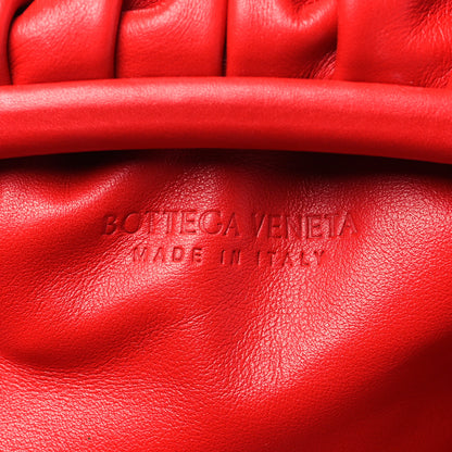 Bottega Veneta Smooth Butter Calf The Pouch Oversized Clutch Bright Red 6 of 11