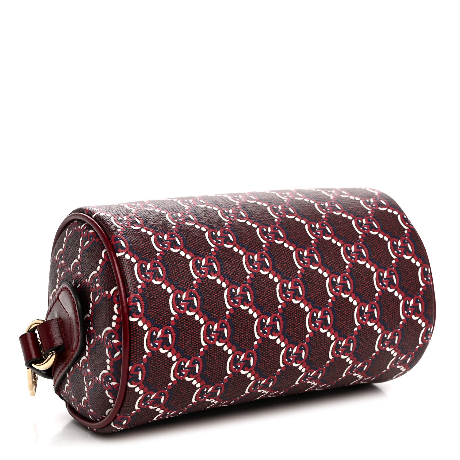 Gucci GG Shadow Monogram Ophidia Crossbody Bag Rosso Ancora Red 4 of 12