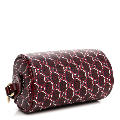 Gucci GG Shadow Monogram Ophidia Crossbody Bag Rosso Ancora Red 4 of 12
