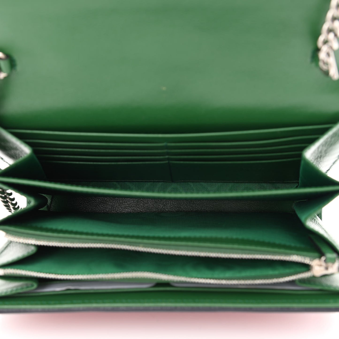 Monogram Multicolor Matelasse Diagonal GG Marmont Chain Wallet Red Blue Pink Green