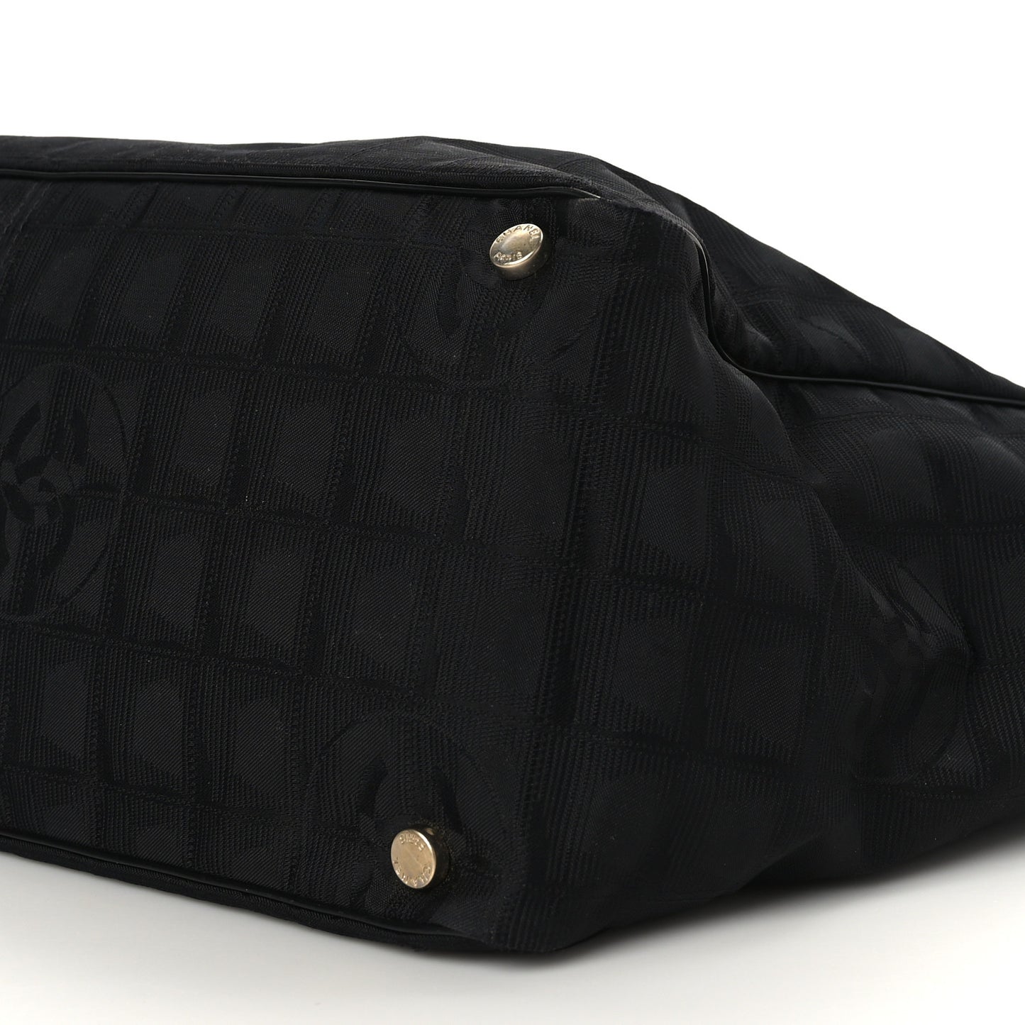 Nylon Medium Travel Tote Black