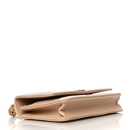 Chanel Lambskin Quilted Chanel 19 Wallet On Chain WOC Beige 3 of 12