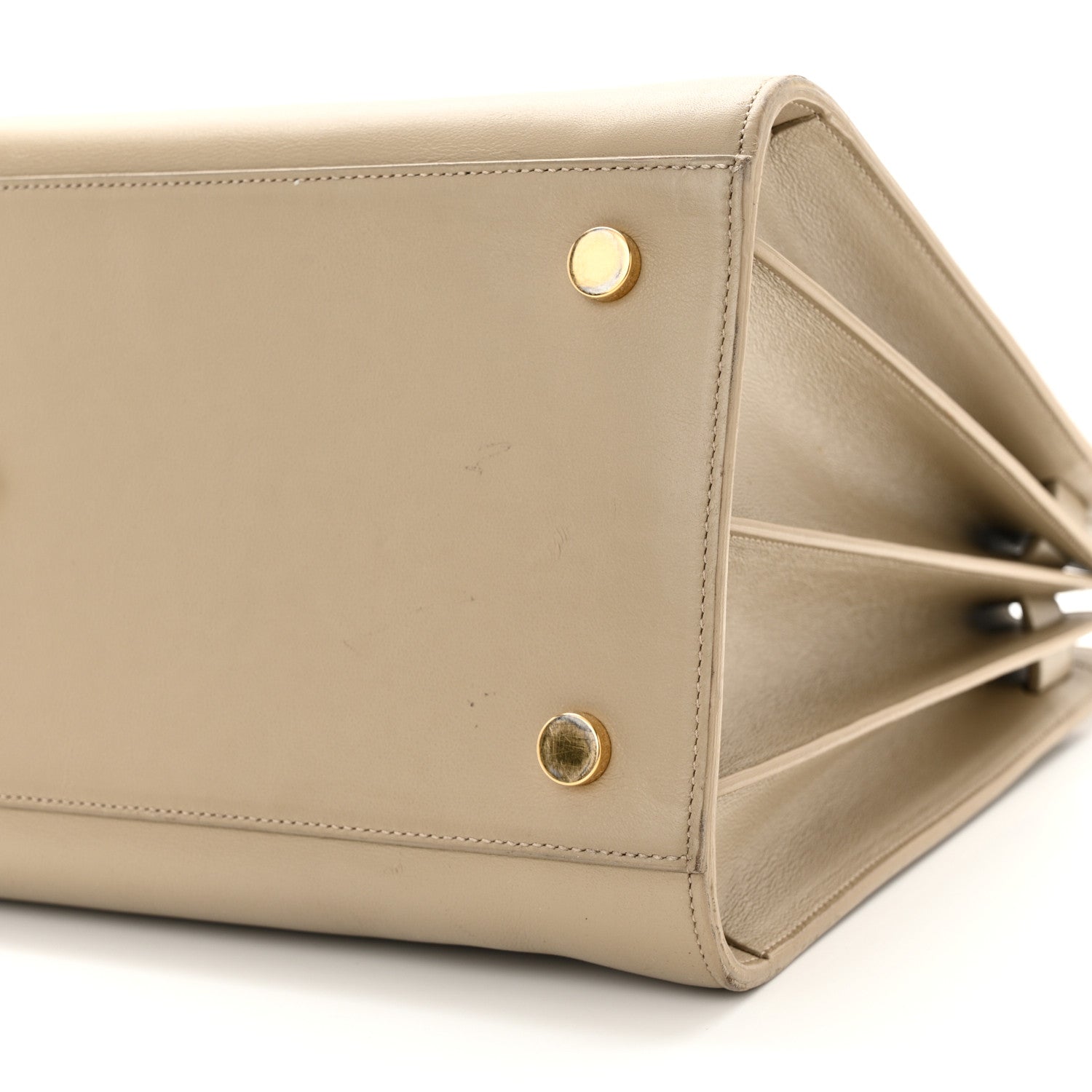 Saint Laurent Calfskin Large Sac de Jour Carryall Beige 10 of 16