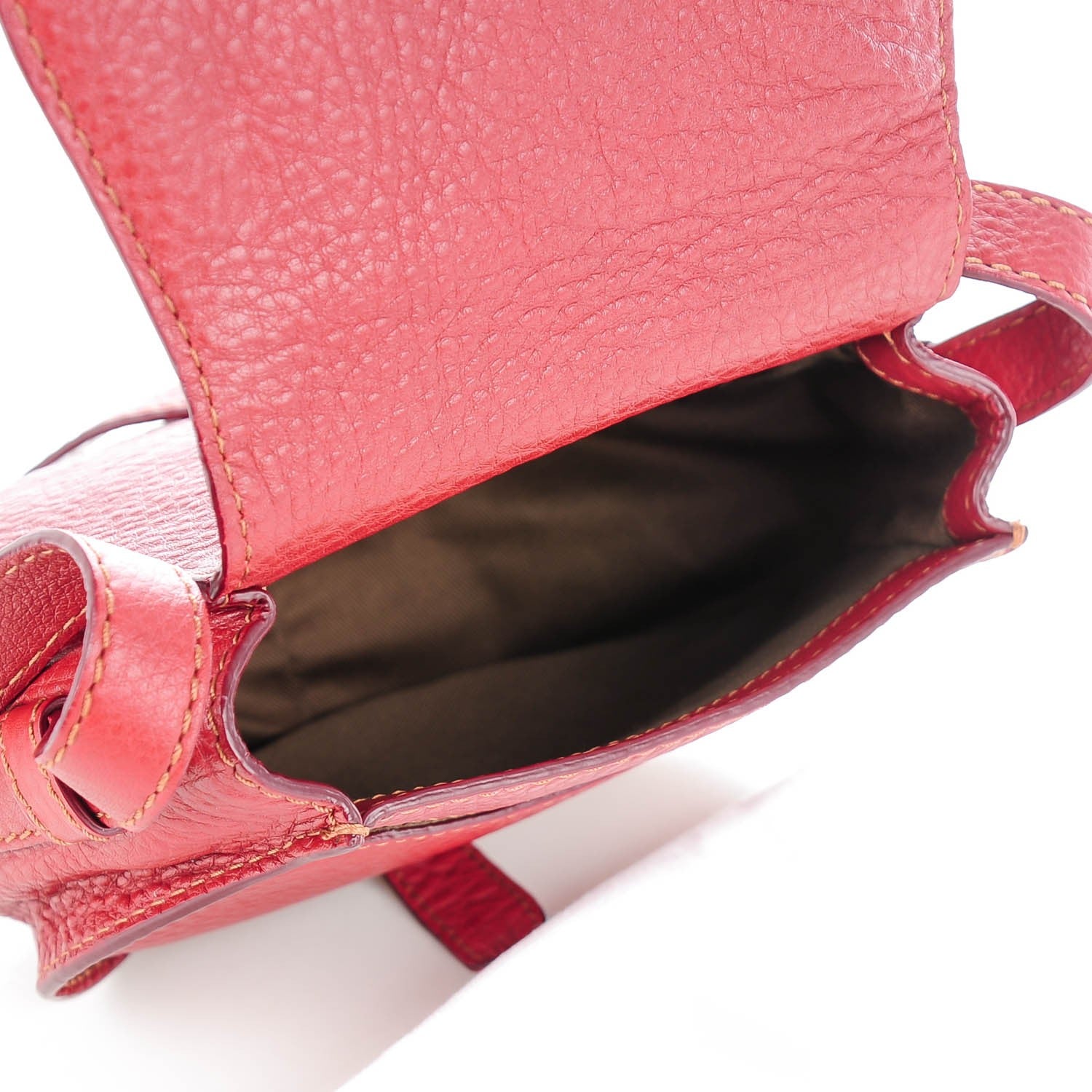 Chloe Calfskin Mini Marcie Round Crossbody Bag Berry Cupcake 5 of 8